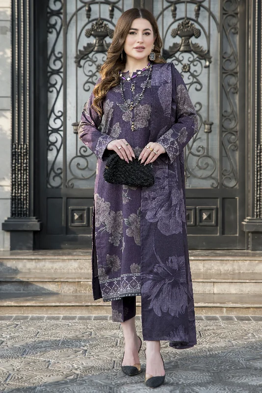 Snowlit Grace by Aabpara Winter Dhanak Dress SLG2 Tunics Mesh breathable