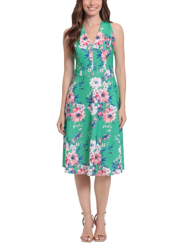 Womens Cocktail Midi Fit & Flare Dress Tunics Lace romantic