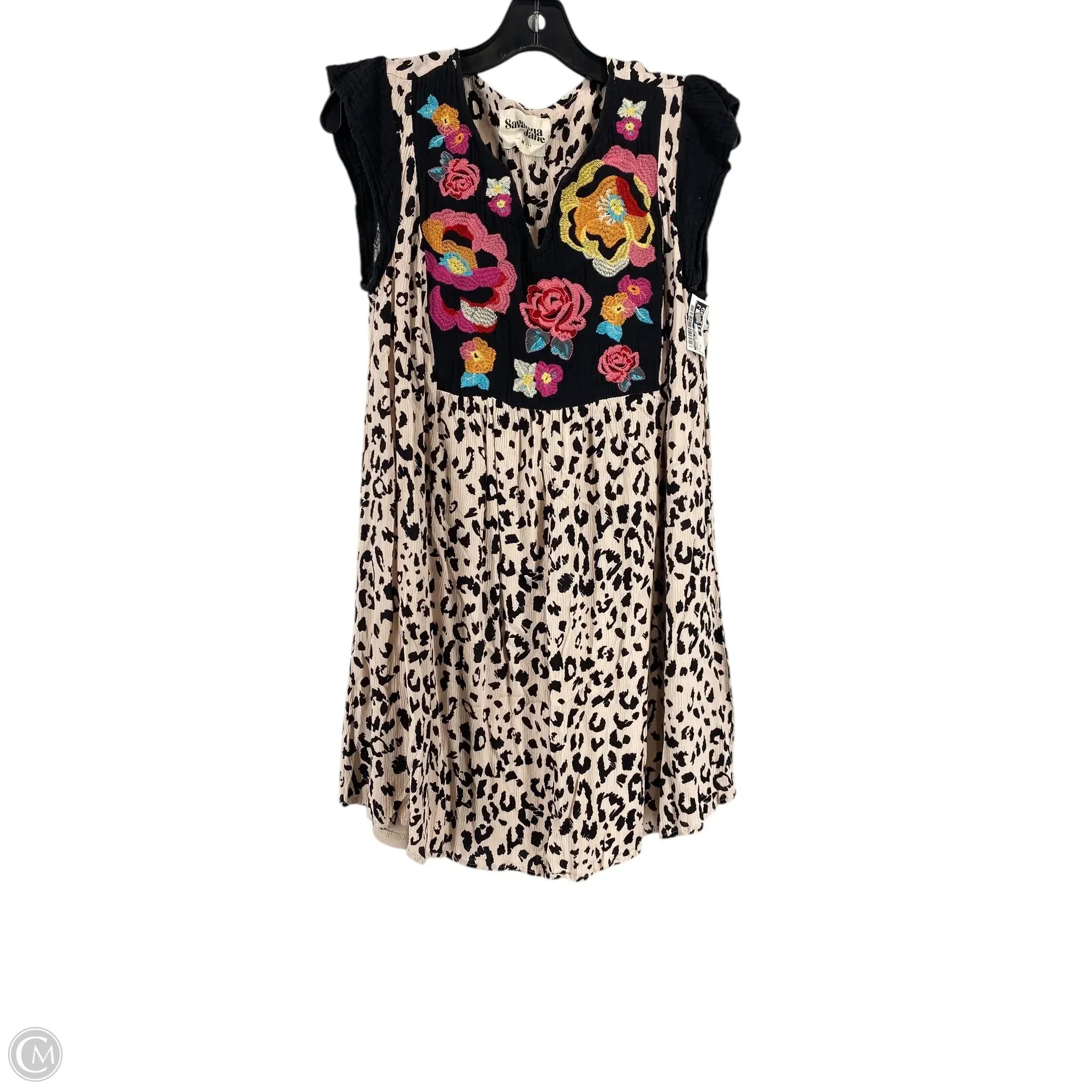 Dress Casual Short By Savanna Jane In Animal Print, Size: M Tunics Luxurious high-end