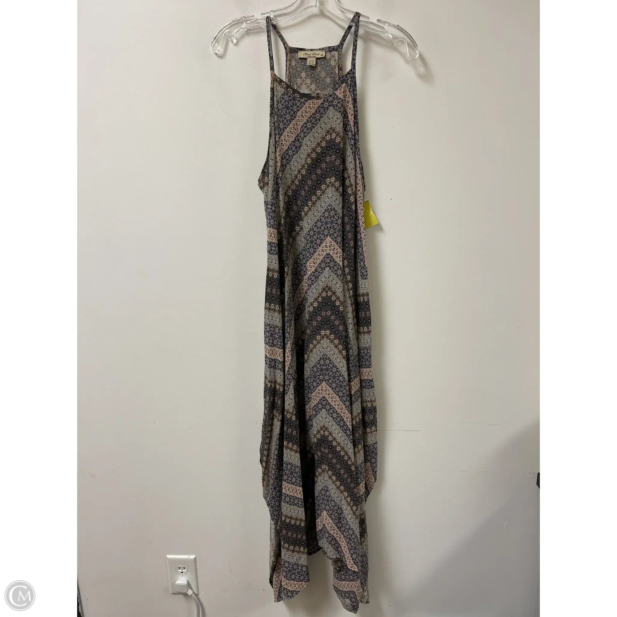 Dress Casual Maxi By Final Touch In Blue, Size: M Tunics Prom sequined
