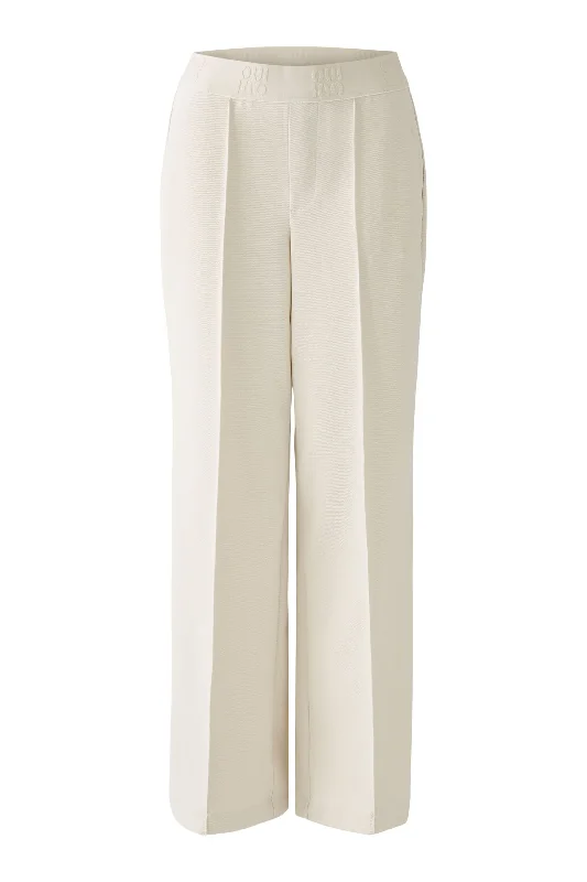 OUI Off-White Trousers Trousers Handmade Artisanal