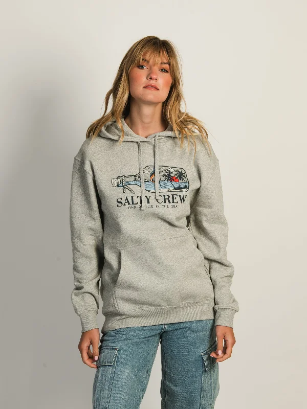 SALTY CREW MESSAGE PULLOVER HOODIE Hoodie with High Neck Warm Protective