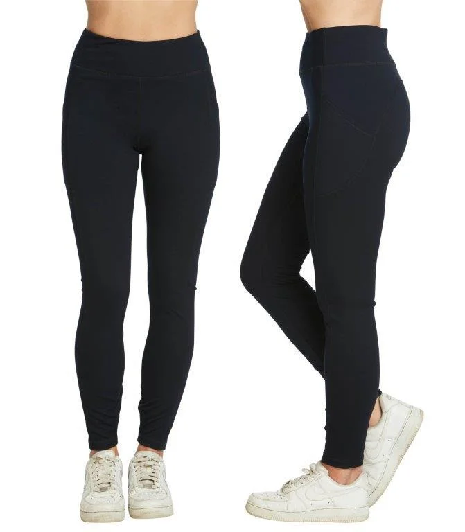 Black Knit Legging Chic Smooth Fit Leggings