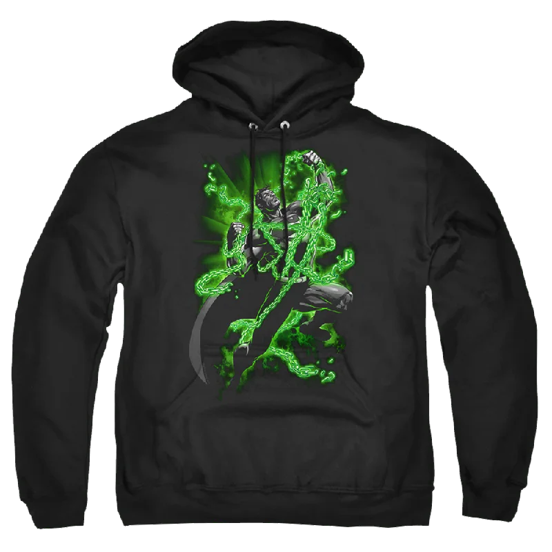 Superman Kryptonite Chains - Pullover Hoodie Saggy Sleeve Comfort