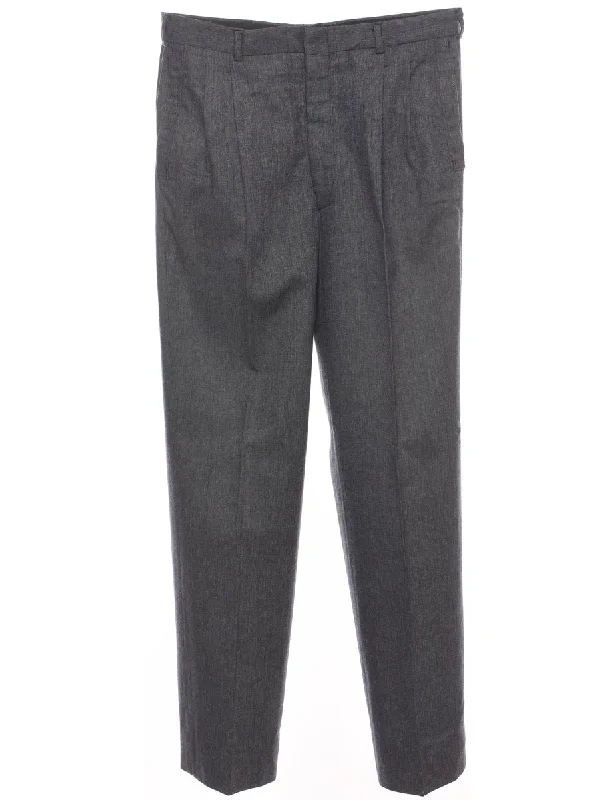 Classic Navy Trousers - W33 L31 Trousers Chinos Classic
