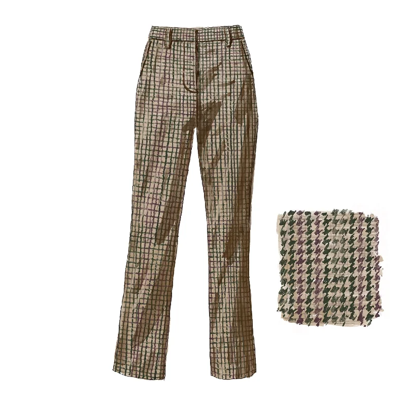 The Houndstooth Trouser Trousers Versatile Stylish