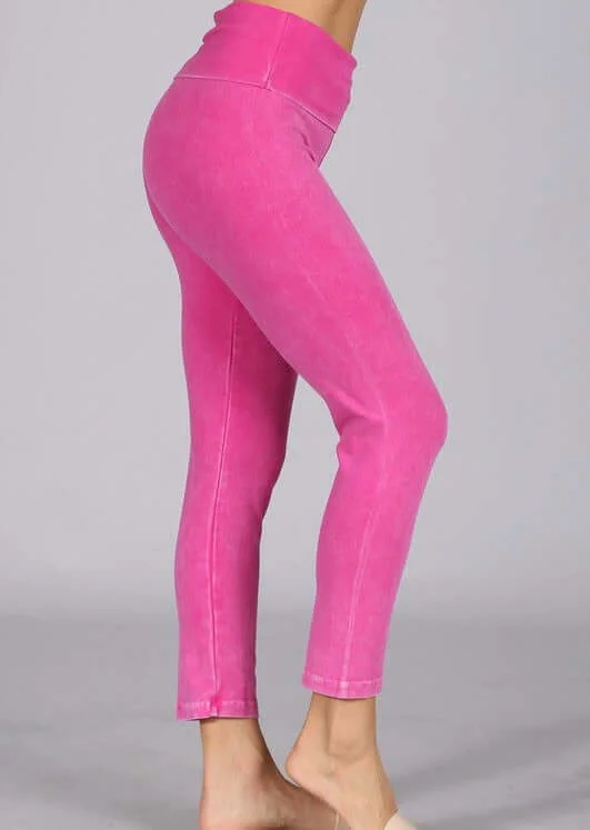 Easy Fit USA Cotton Capri Leggings Made in USA Cozy Cotton Leggings