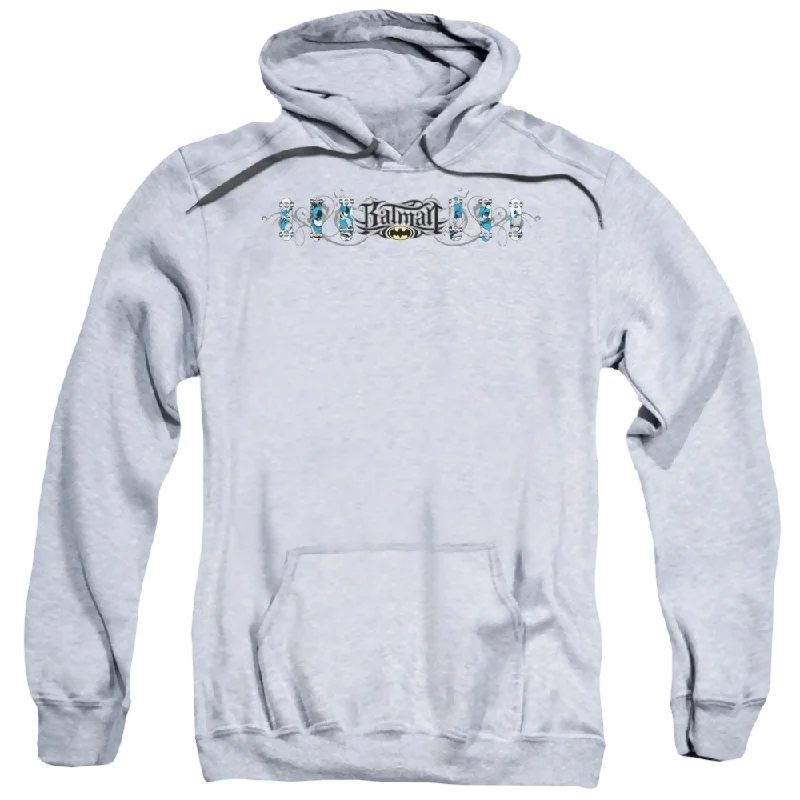 DC Batman Skateboard Bats - Pullover Hoodie Ruffled Neck Pullover