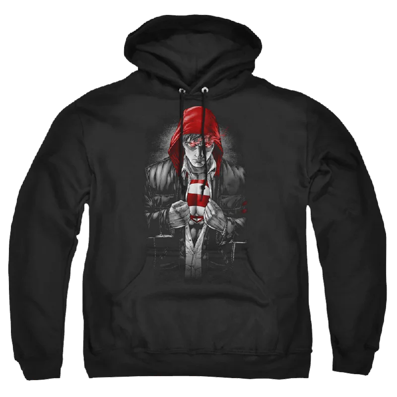 Superman Earth One - Pullover Hoodie Cable Knit Chunky