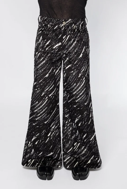 Marni Textured Print Trousers Trousers Floral Bohemian