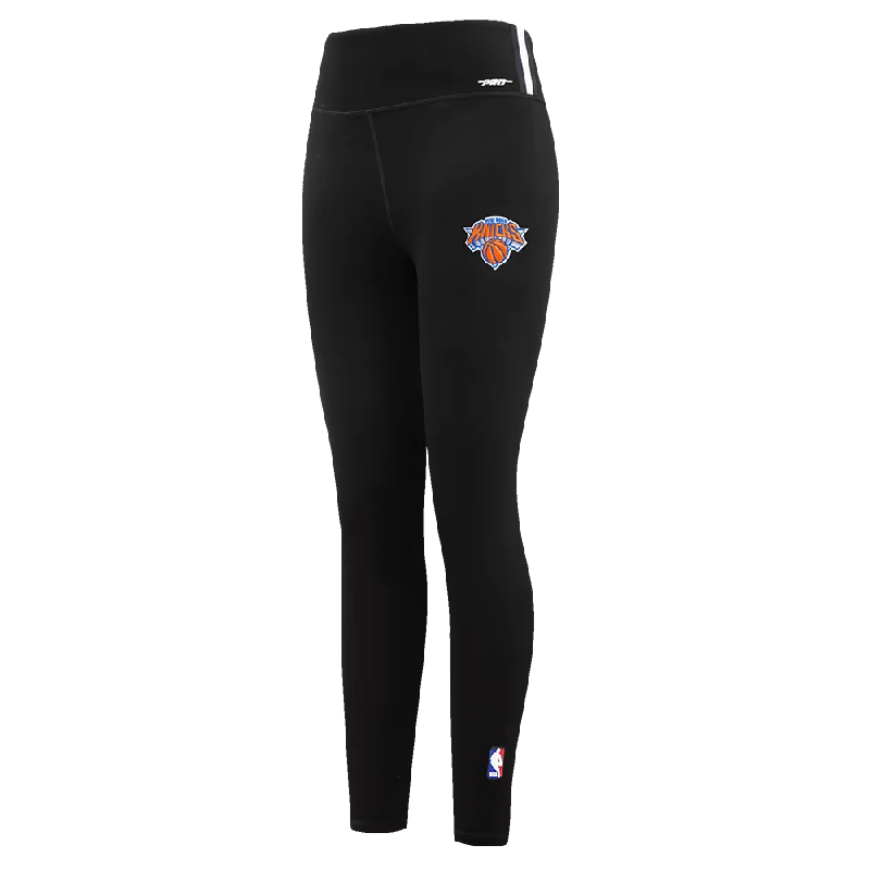 LEGGINGS NBA NEW YORK KNICKS SCRIPT TAIL PARA MUJER Stylish Side-Stripe Leggings