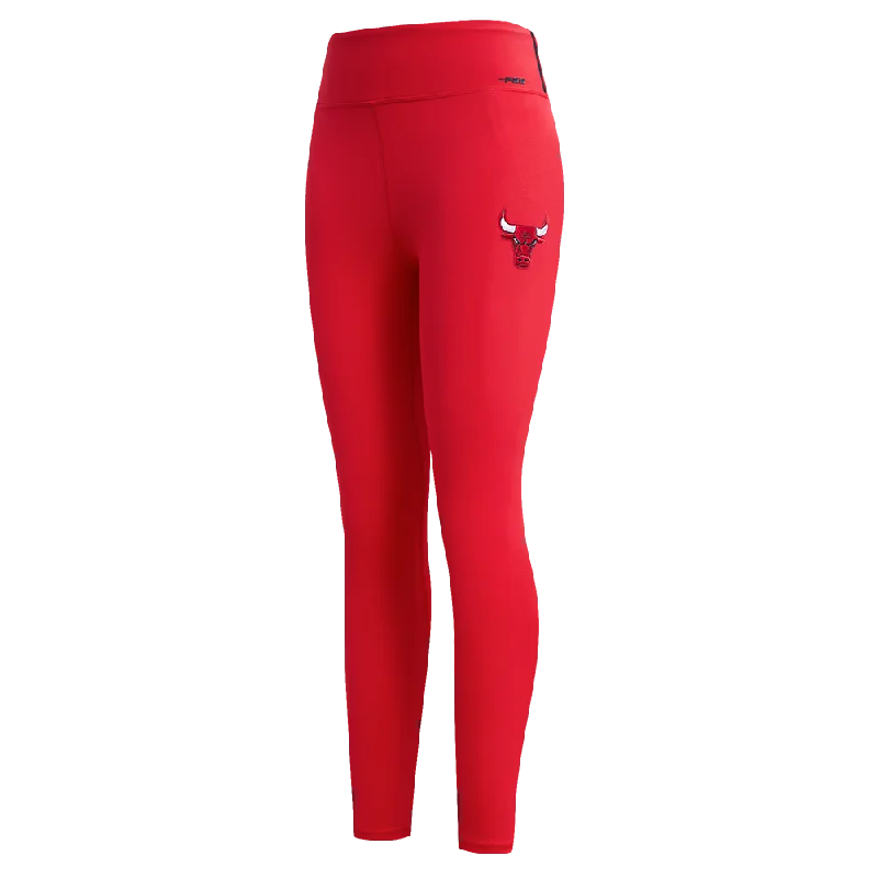 LEGGINGS NBA CHICAGO BULLS SCRIPT TAIL PARA MUJER Comfortable Fleece-Lined Leggings