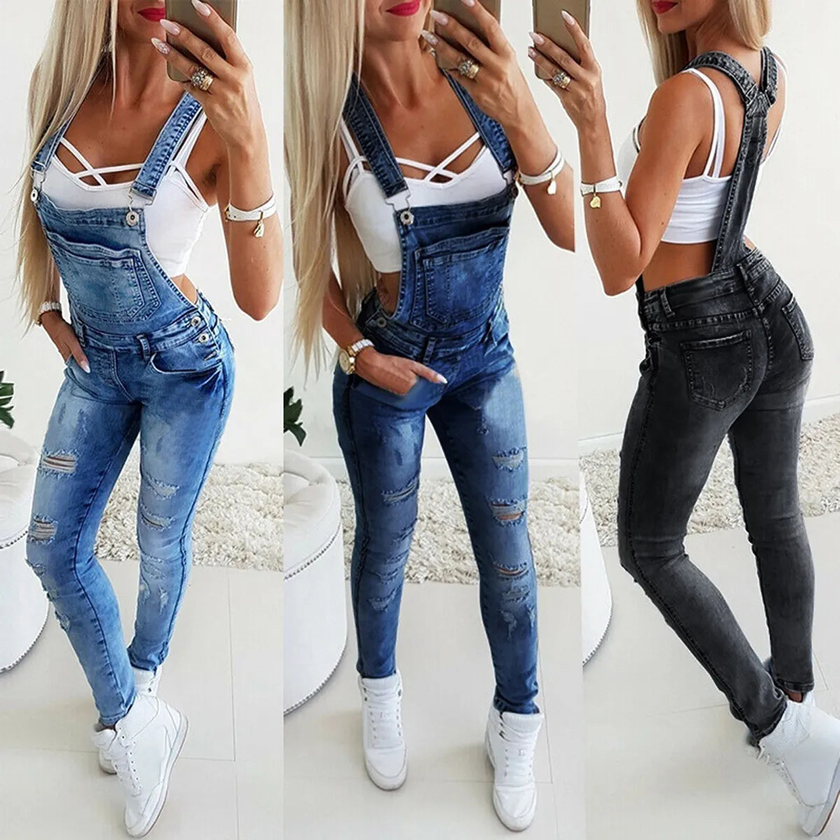 Women Pants Fashion Jeans Female Street Overalls Loose Casual Hole Pants Lady Full Length Trousers Hot 2020 Trousers Running Lightweight Women Pants Fashion Jeans Female Street Overalls Loose Casual Hole Pants Lady Full Length Trousers Hot 2020 Trousers Running Lightweight