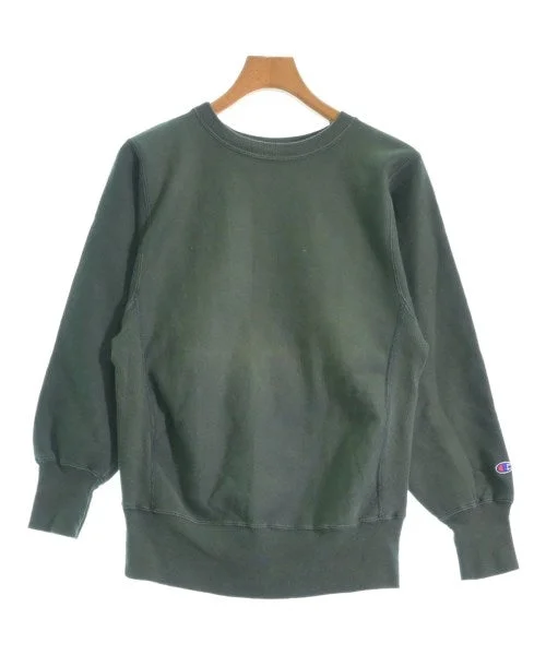CHAMPION Sweatshirts Hoodie with Hem Applique Textured Unique
