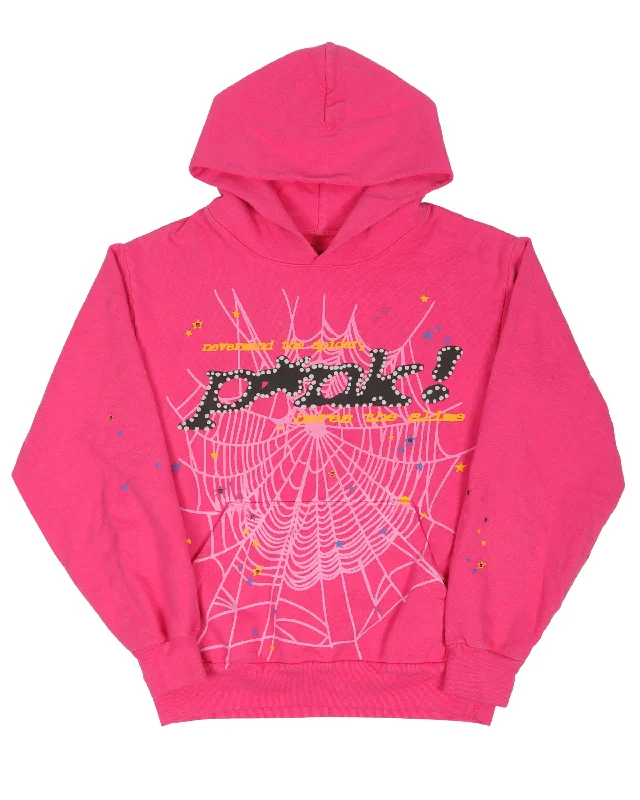 P*nk Hoodie Hoodie with Hidden Zipper Minimalist Clean