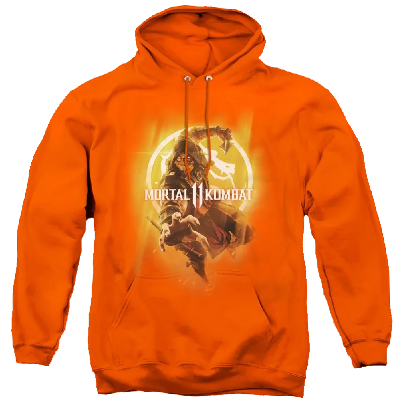 Mortal Kombat From The Flames - Pullover Hoodie Chunky Knit Pullover