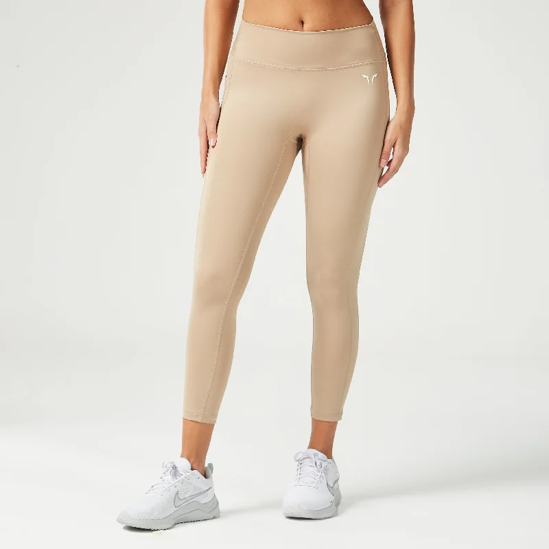 Essential Mid-Rise Leggings 24" - Cobblestone Stylish Winter-Ready Leggings