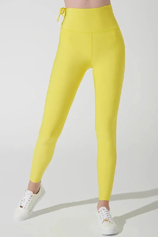 Clárita Mesh Legging - Wild Rice Trendy Flared Leggings