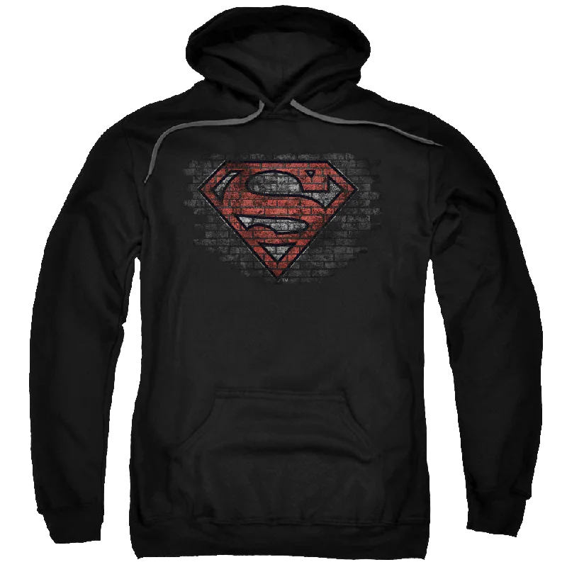 Superman Brick S - Pullover Hoodie Seamless Knit Pullover