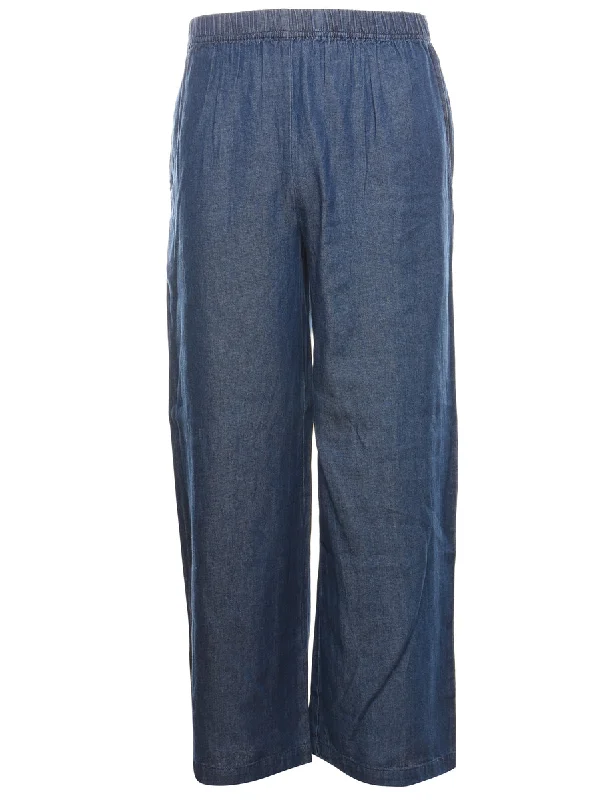 Casual Medium Wash Denim Trousers - W28 L30 Trousers Cargo Utility