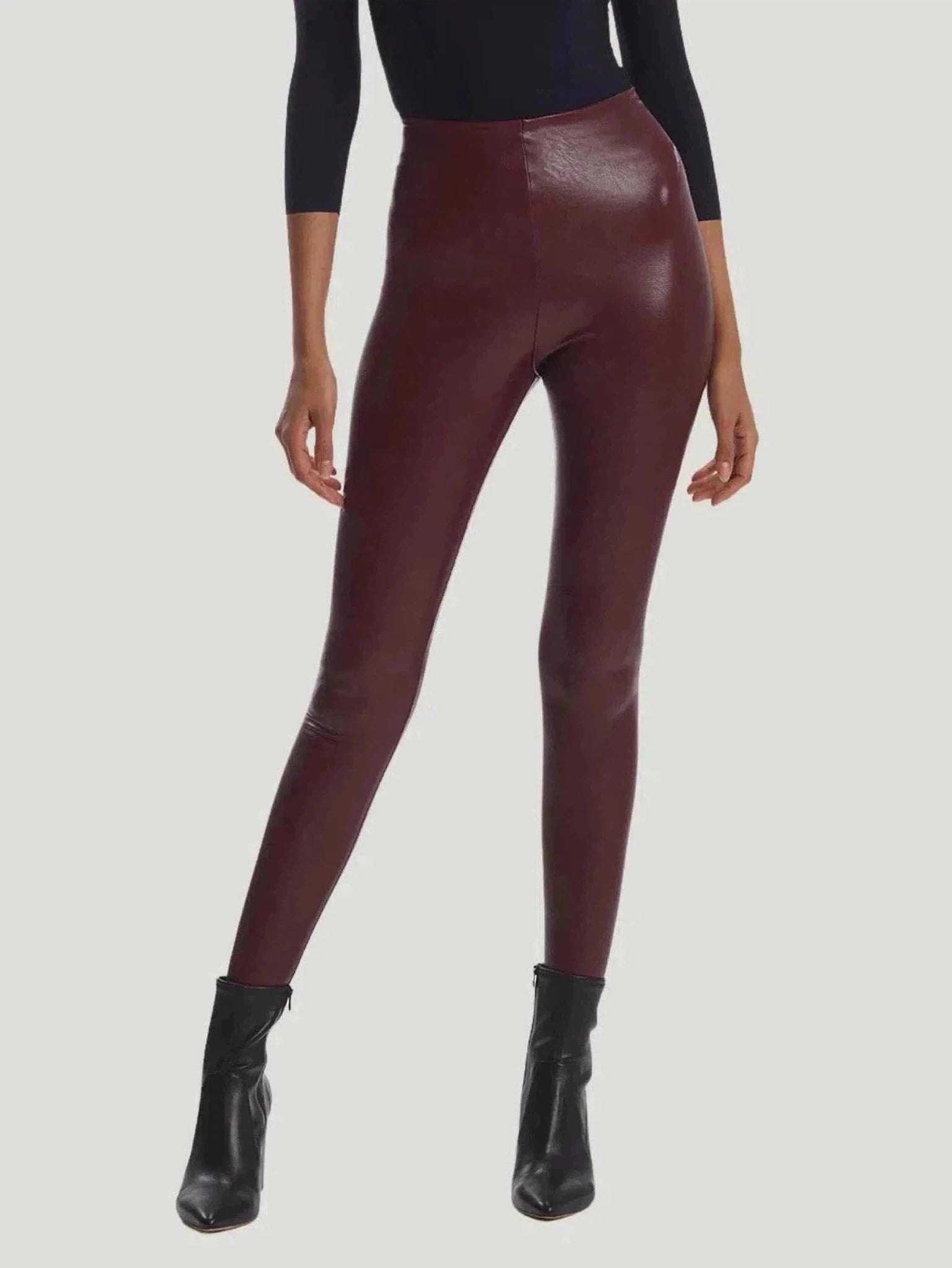 COMMANDO Faux Leather Leggings Casual Sporty Leggings