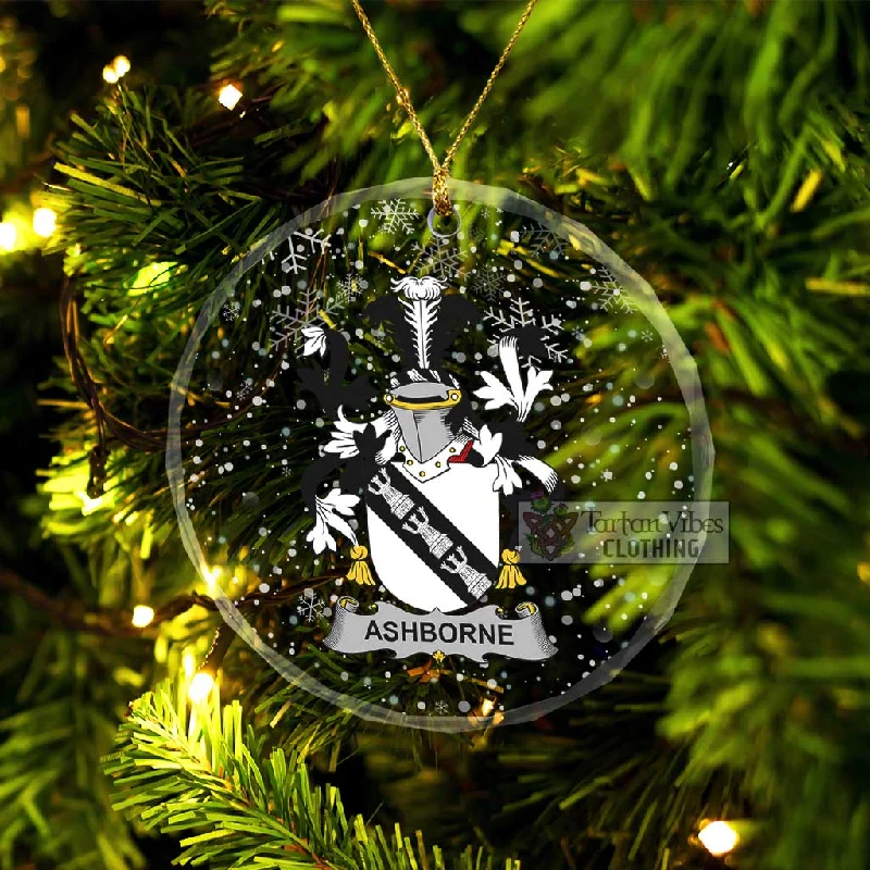 Ashborne Irish Clan Christmas Glass Ornament with Coat of Arms Parka Down Jacket Wool Coat Ashborne Irish Clan Christmas Glass Ornament with Coat of Arms Parka Down Jacket Wool Coat