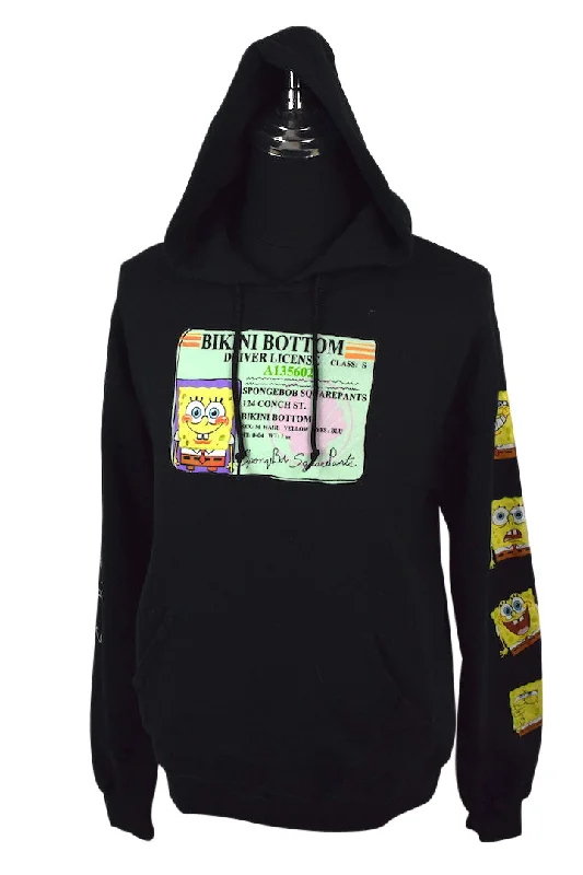 2019 SpongeBob SquarePants Hoodie Hoodie with Hem Patch Decorative Personalized