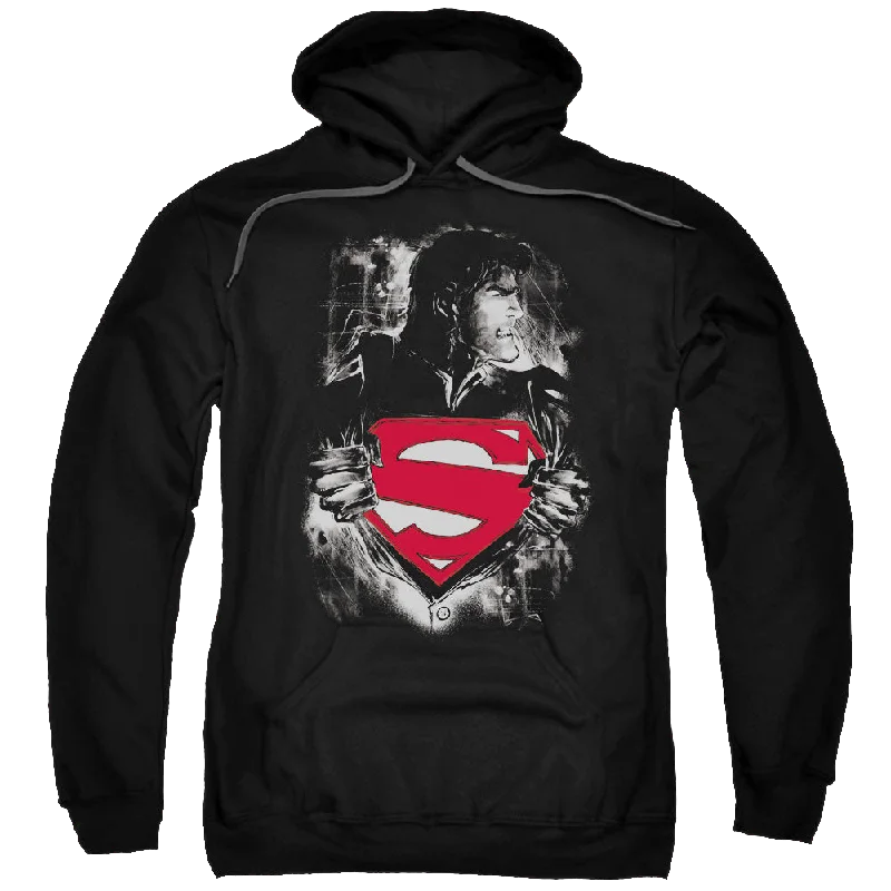 Superman Darkest Hour - Pullover Hoodie Chenille Soft Sweater