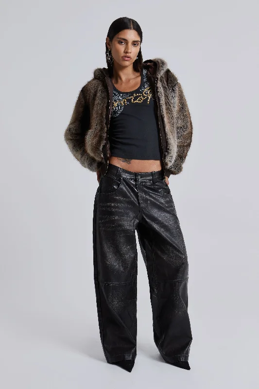 Ash Faux Leather Colossus Trousers Trousers Exclusive Limited