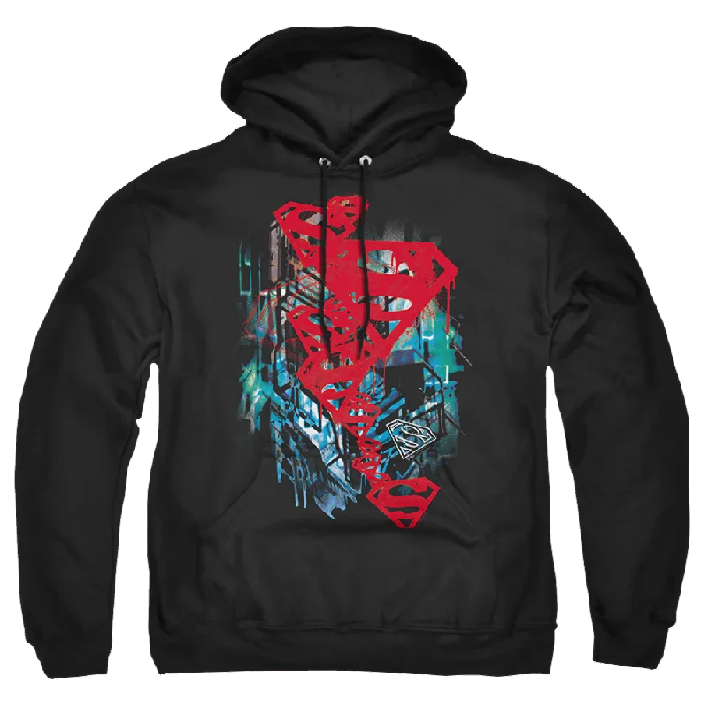Superman Gritty - Pullover Hoodie Set Sleeve Pullover