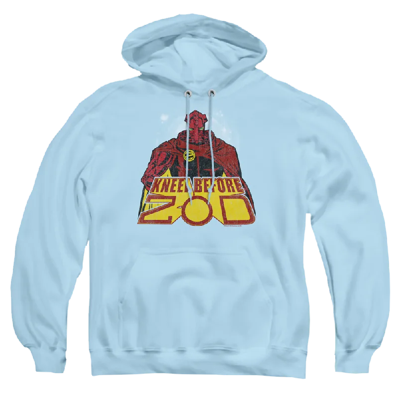 Superman Kneel Before - Pullover Hoodie Shawl Collar Sweater