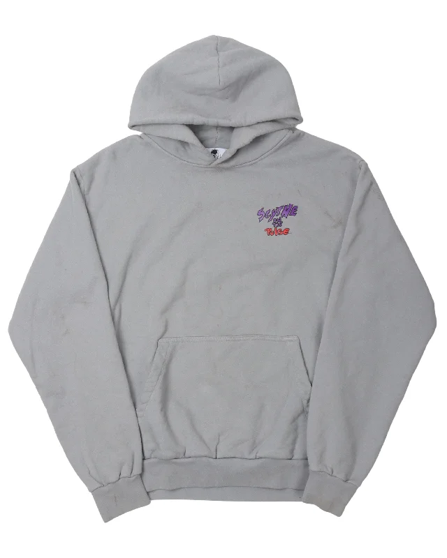 Scythe On The Pulse Hoodie Hoodie with Hem Lace Feminine Delicate