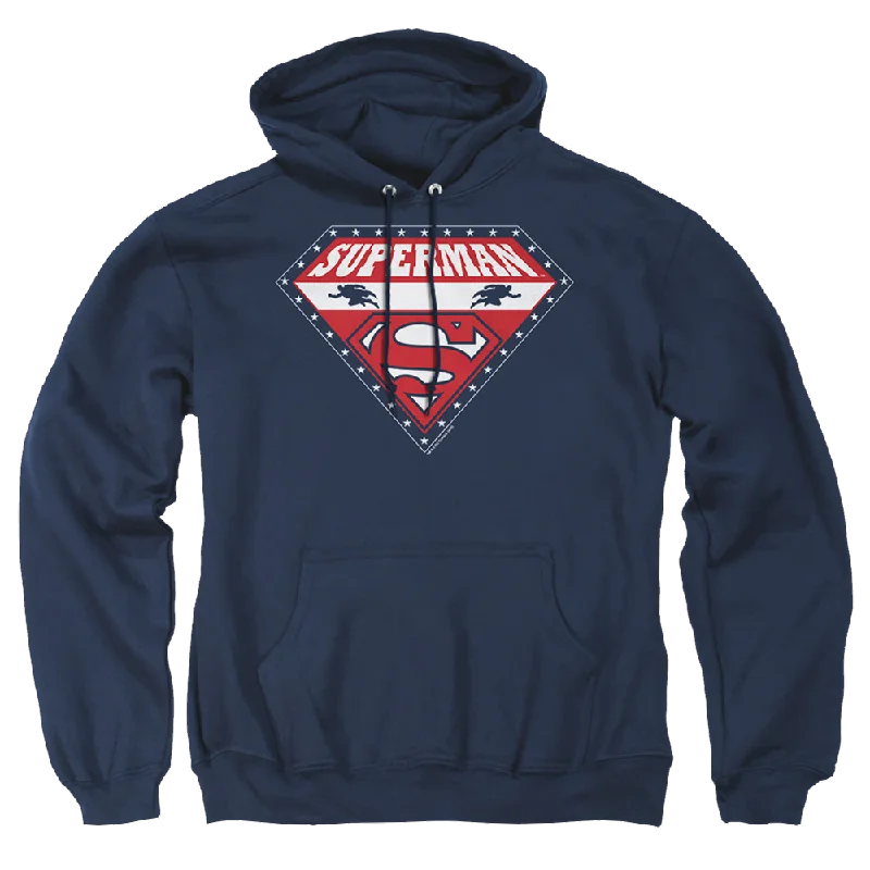 Superman Superman For President - Pullover Hoodie Leg Sleeve Comfort