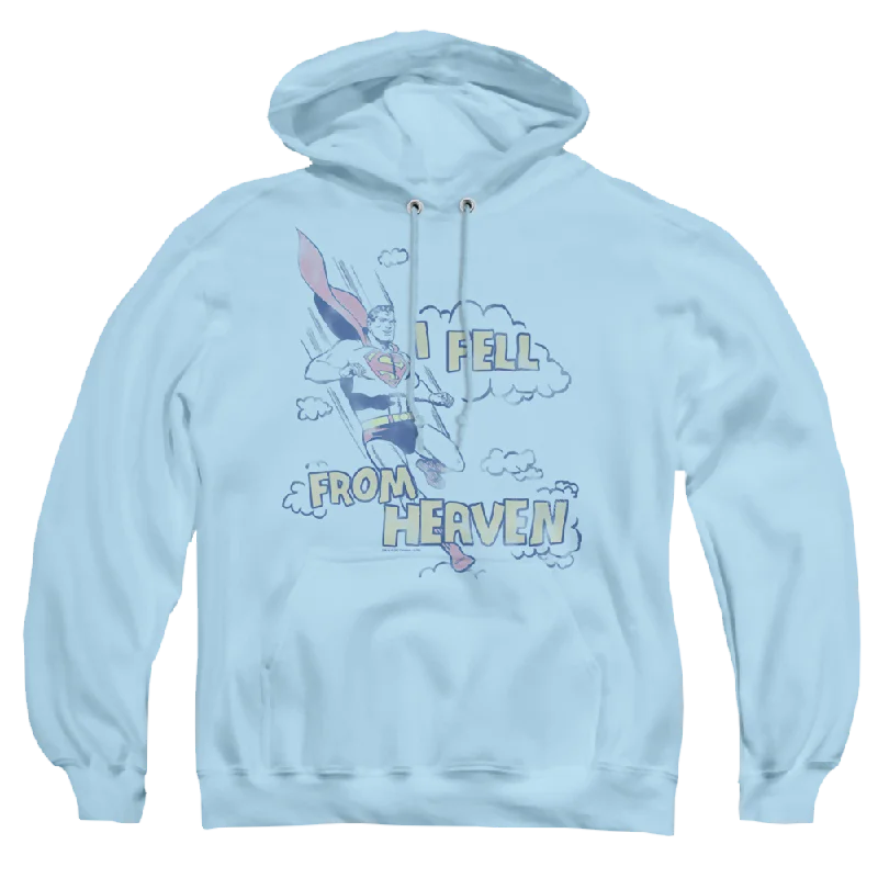Superman I Fell - Pullover Hoodie Fine Merino Wool