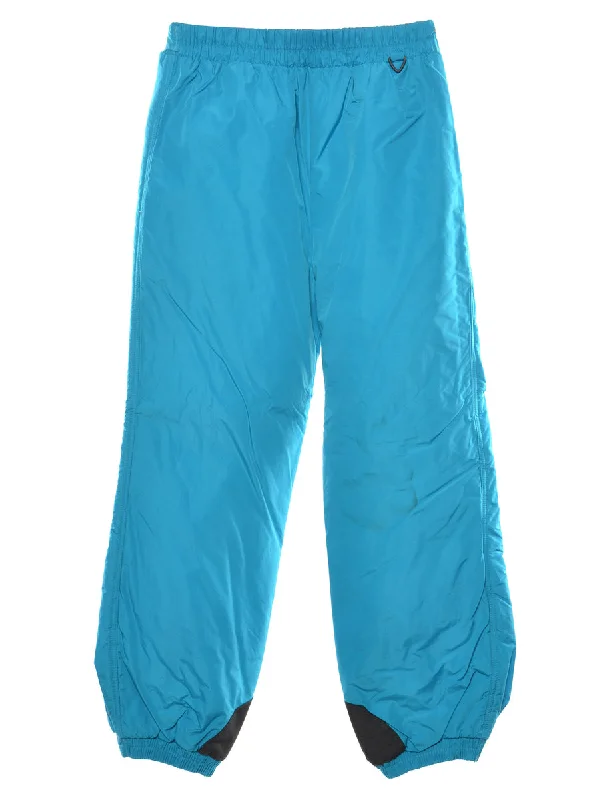 Columbia Wide Leg Turquoise Ski Trousers - W26 Trousers practical durable