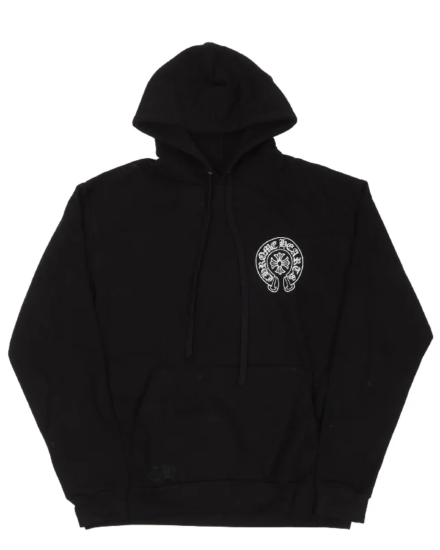 Miami Horseshoe Logo Hoodie Hoodie with Hem Contrast Bold Stylish