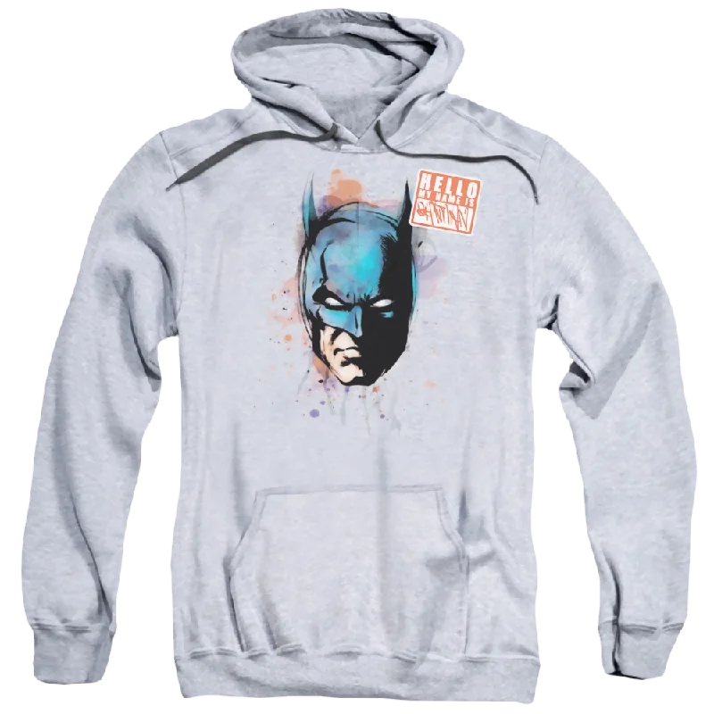 DC Batman Hello - Pullover Hoodie Batwing Sleeve Top