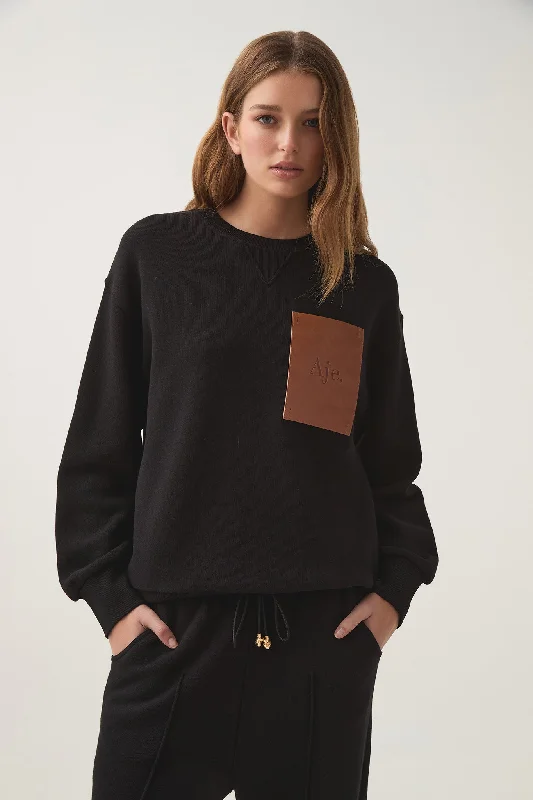 Flores Crew Sweatshirt Zip Hoodie Drawstring Kangaroo Pocket