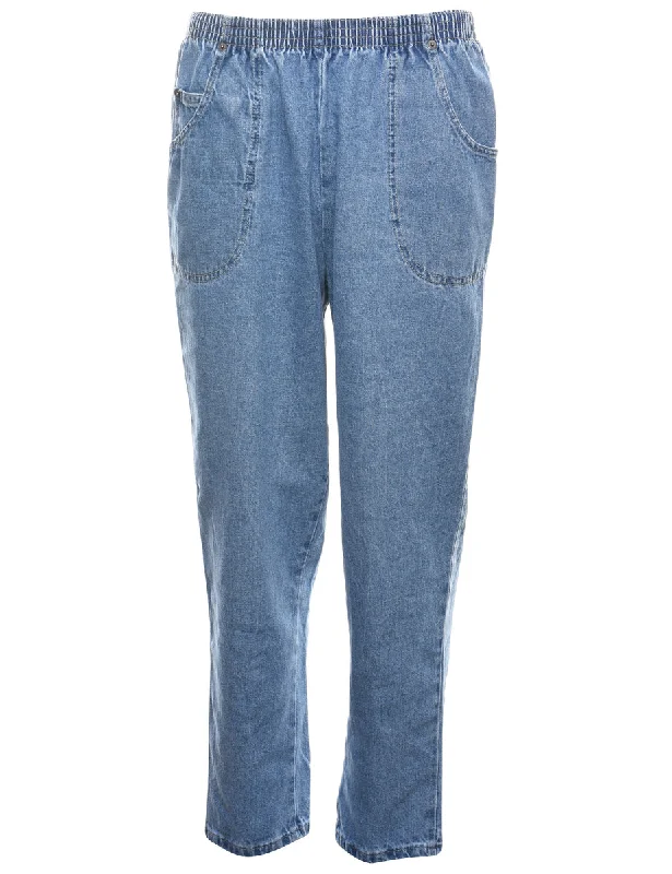 Cabin Creek Light Wash Denim Trousers - W26 L28 Trousers Modern Contemporary