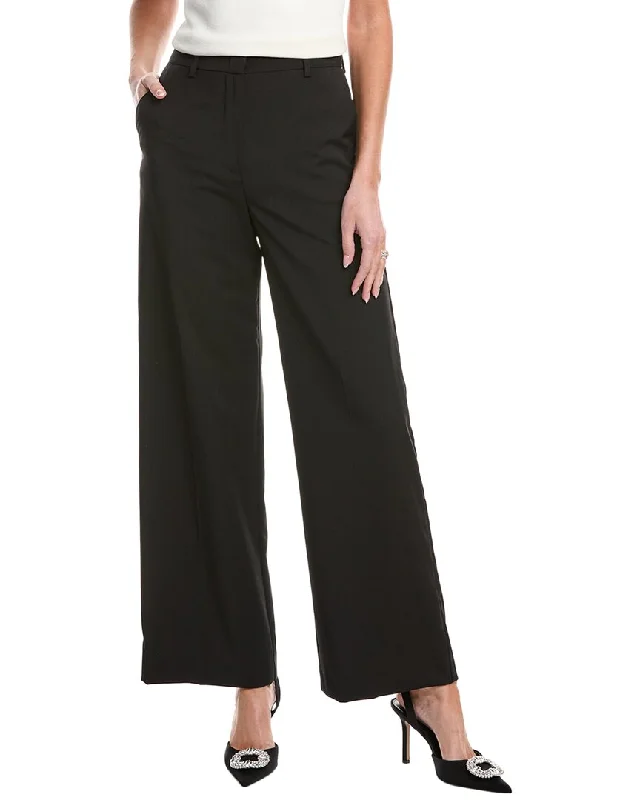 Weekend Max Mara Visivo Wool Trouser Trousers High Rise Slim Fit