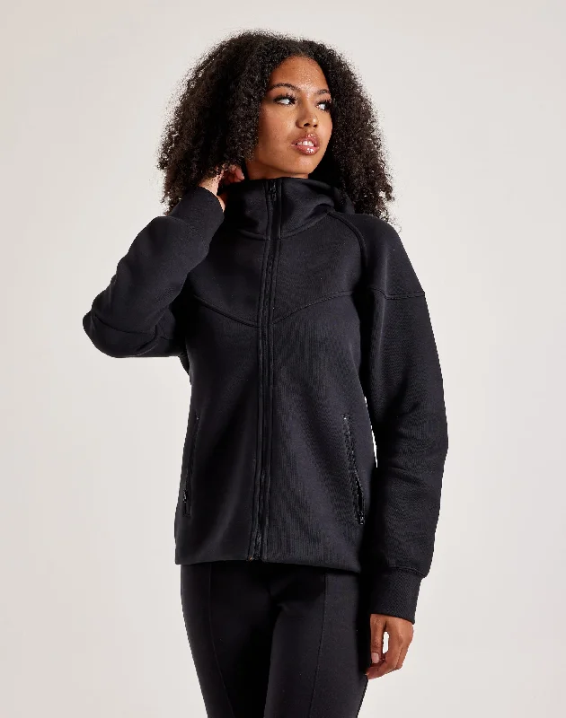 Nike Tech Fleece Windrunner Full-Zip Hoodie Hoodie with Front Slit Layering Stylish