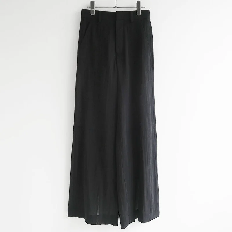SALE 60%OFF ! 【KANAKO SAKAI/カナコサカイ】<br>SHEER WIDE TROUSERS <br>KS2401061 Trousers Denim Blue