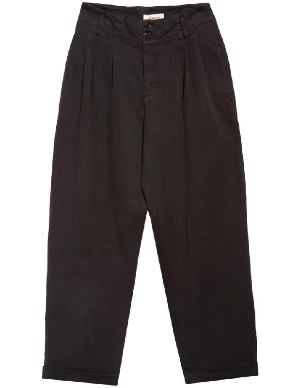Ymc Earth Keaton Trousers Black Trousers Fleece Cozy