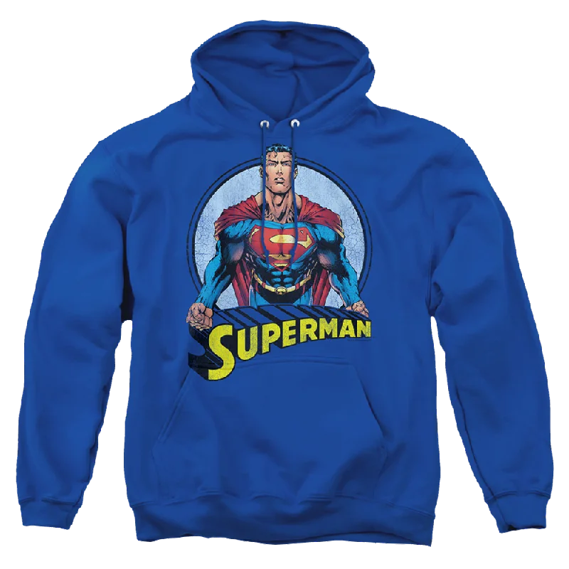 Superman Flying High Again - Pullover Hoodie Peter Pan Collar