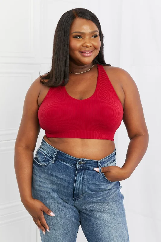 Blue Zone Planet | Zenana Adore Me Full Size Racerback Crop Top Layered Multi-layer Single Layer Blue Zone Planet | Zenana Adore Me Full Size Racerback Crop Top Layered Multi-layer Single Layer