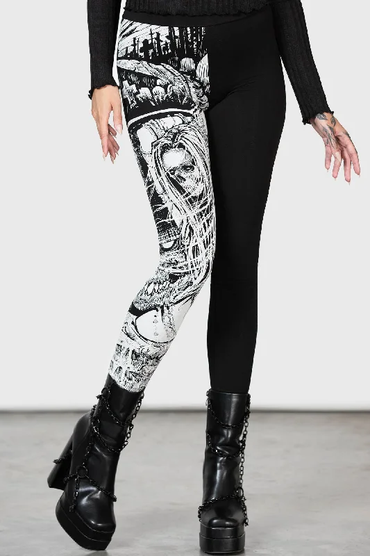 Horned God Leggings Cozy Bootcut Leggings
