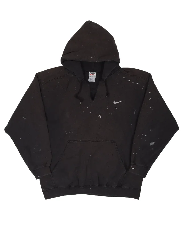 Nike Small Check Hoodie Hoodie with Ribbed Neckline Snug Warm