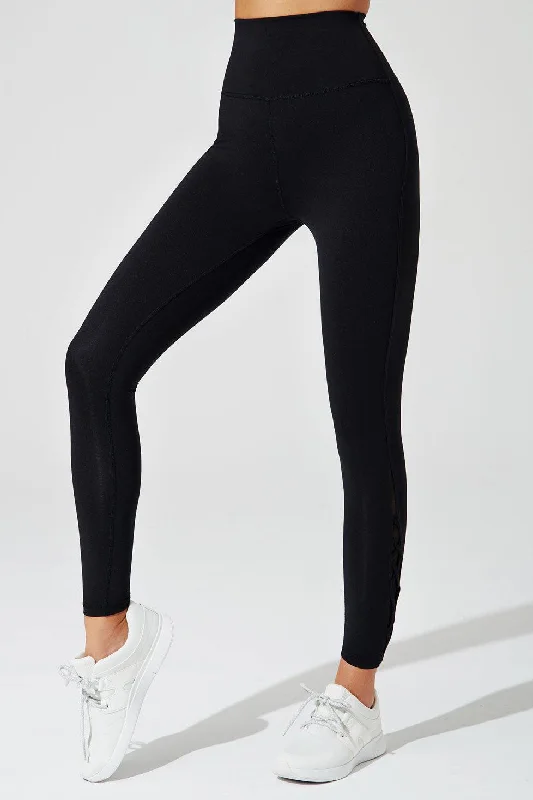 S'Angria 7/8 High Waist Legging - Black Fashionable Quick-Dry Yoga Pants