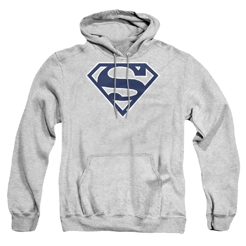 Superman Navy & White Shield - Pullover Hoodie Halter Neck Top