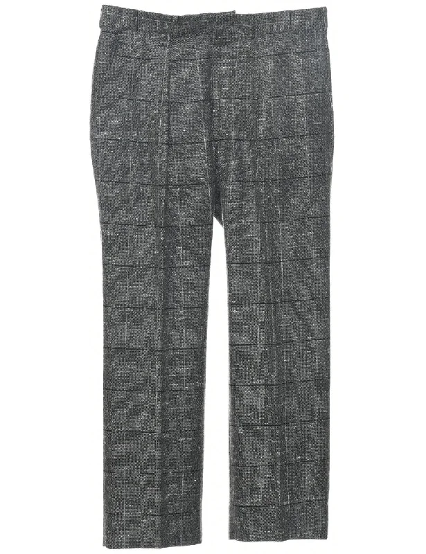 Checked Pattern Trousers - W33 L29 Trousers Recommended Stylist
